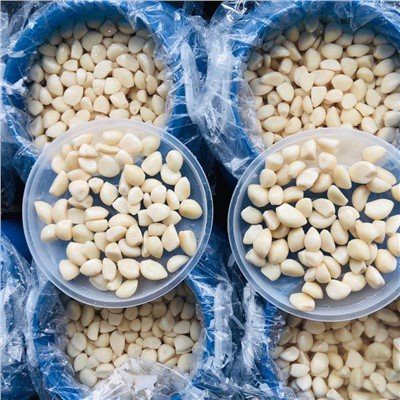 25 kg hvitløksfedd i saltlake